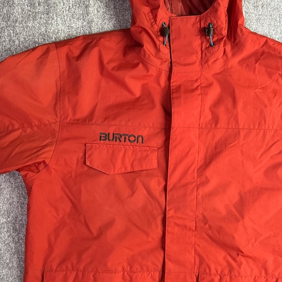 Burton Burnt Orange Dry Ride Ski Snowboard Zip Up Jacket Men’s XL - Picture 4 of 13